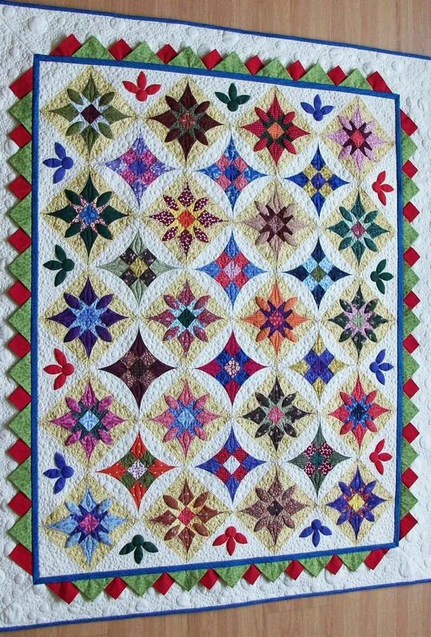 Flower Cla2110228Q Quilt Blanket and Home Decor