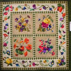 Flower Cla2210204Q Quilt Blanket and Home Decor