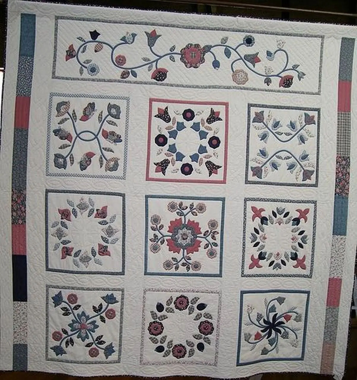 Flower Cla2210205Q Quilt Blanket and Home Decor