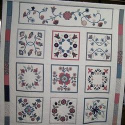 Flower Cla2210205Q Quilt Blanket and Home Decor