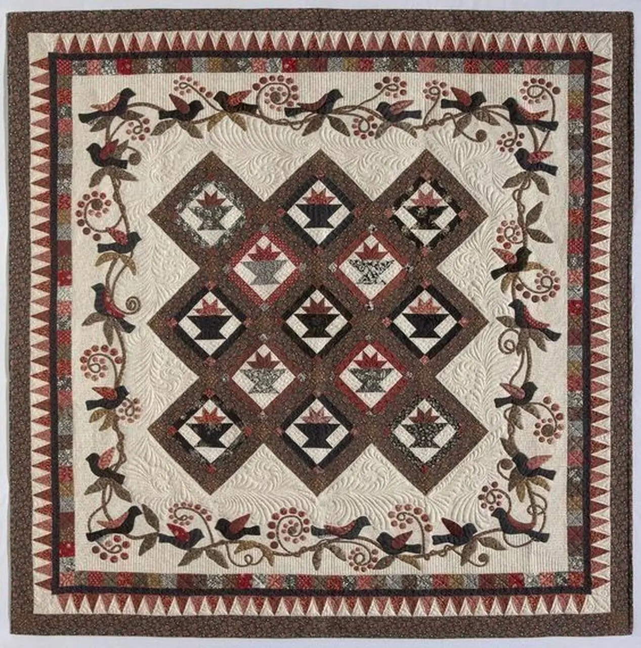 Flower Garden Cla1510164Q Quilt Blanket and Home Decor