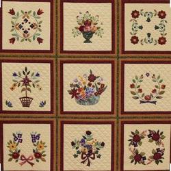 Flower Garden Cla1910232Q Quilt Blanket and Home Decor