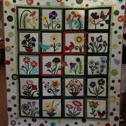 Flower Garden Hur Quilt if and Home Decor