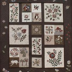 Flower Garden Hur Quilt ms and Home Decor