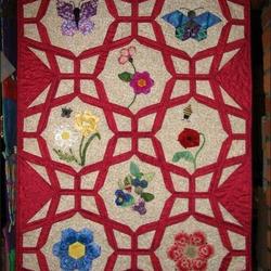 Flower Garden Hur Quilt wi and Home Decor