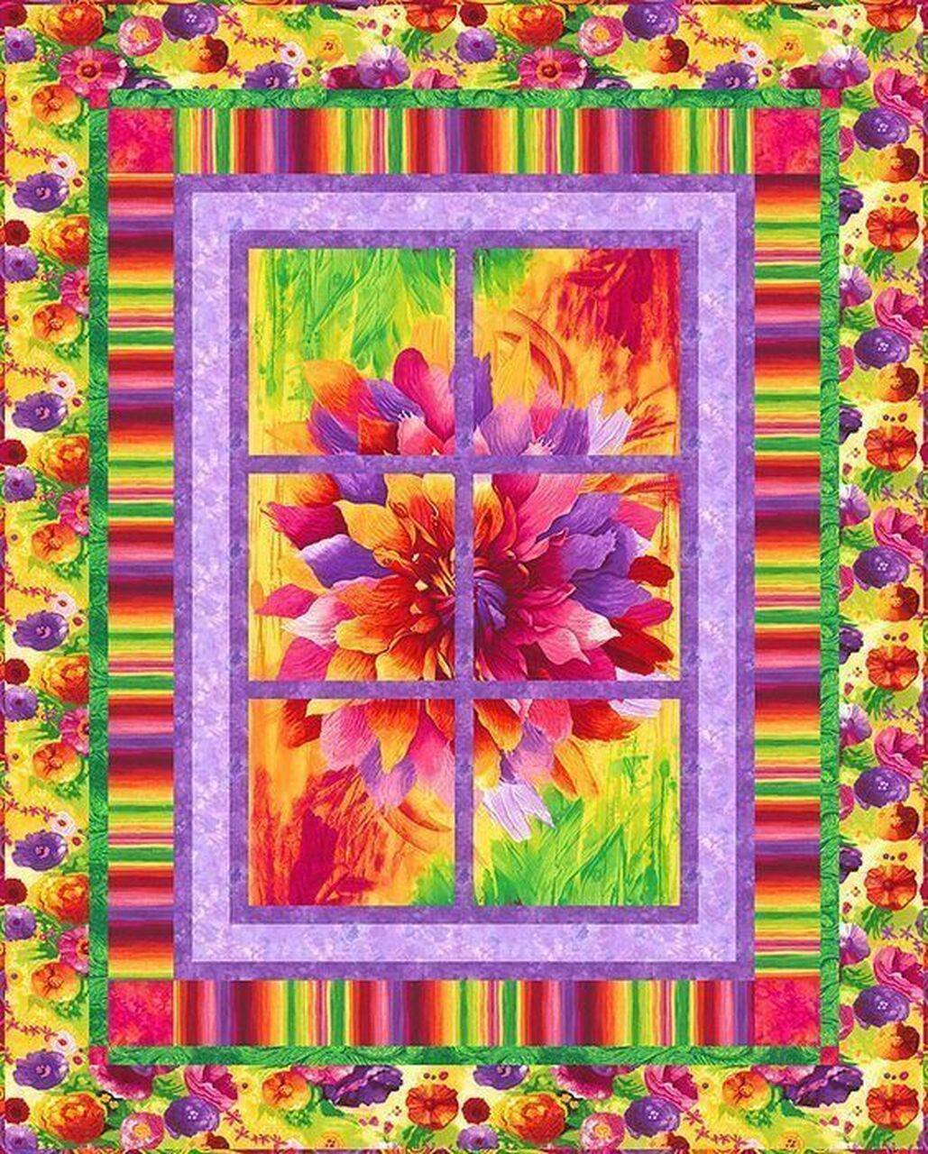 Flower Hur Quilt qg and Home Decor