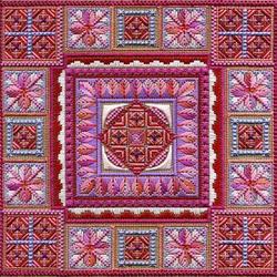Flower Hur Quilt qr and Home Decor
