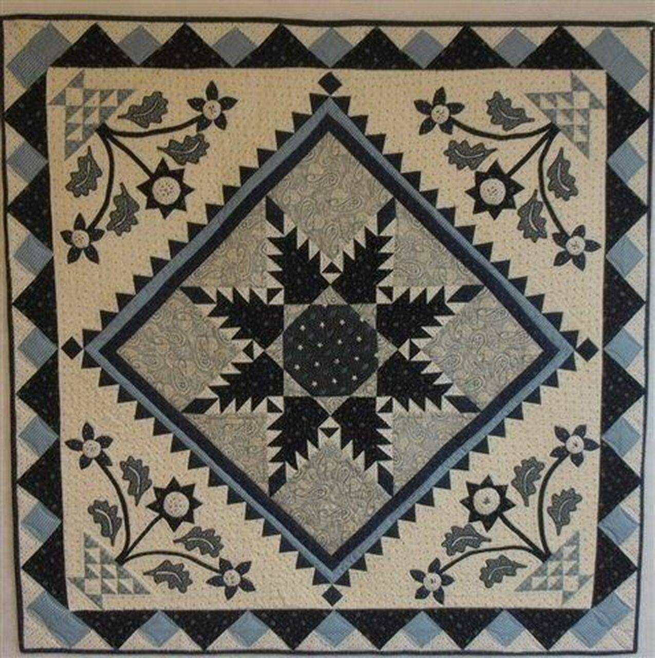 Flower Pot Cla1910251Q Quilt Blanket and Home Decor