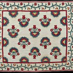 Flower Pots Cla1510174Q Quilt Blanket and Home Decor