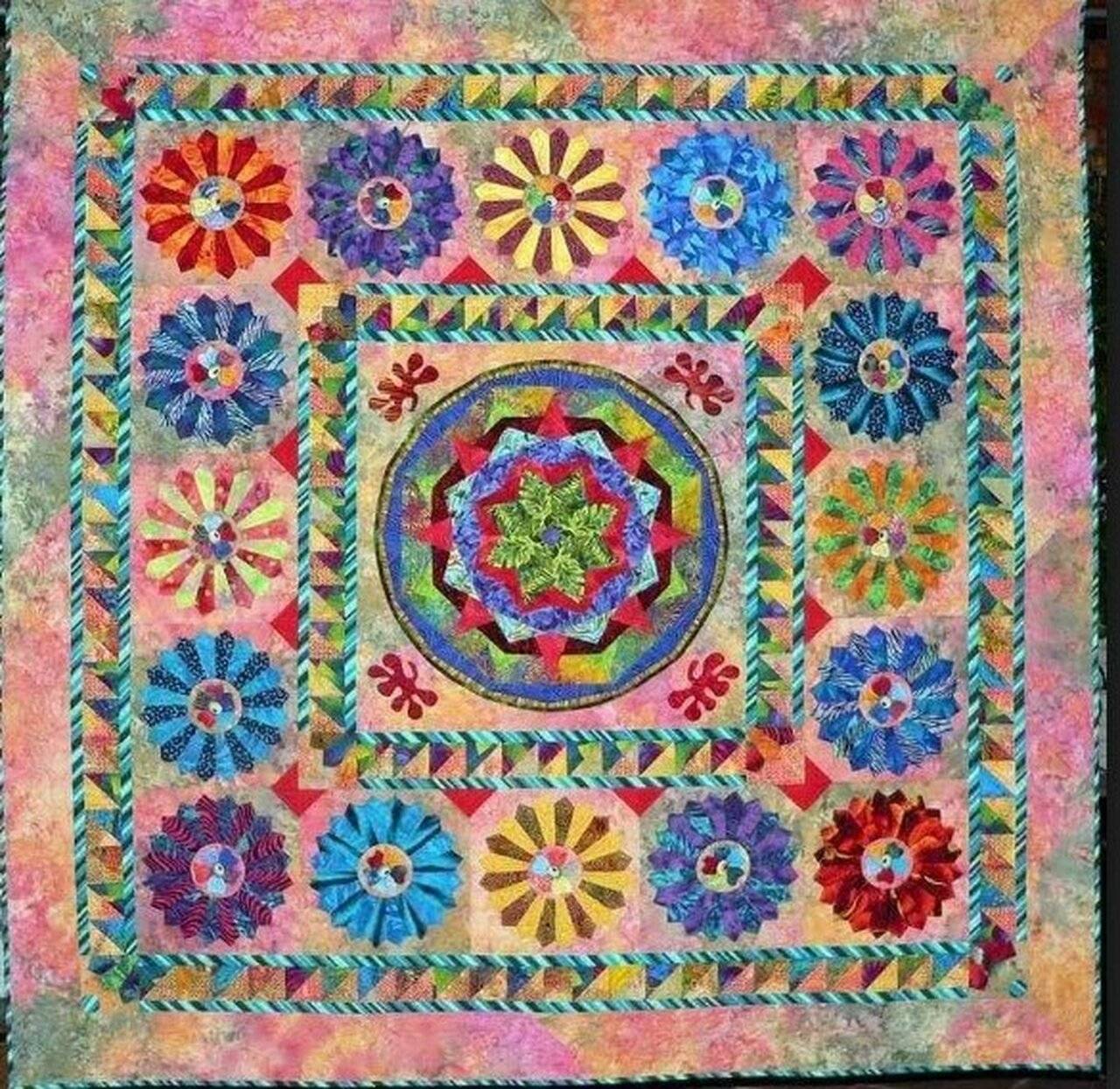 Flower Star Cla2110267Q Quilt Blanket and Home Decor