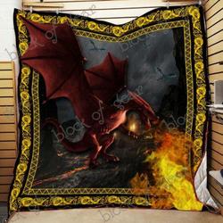 Flying Dragon Quilt Blanket Np84  Quilt and Home Decor