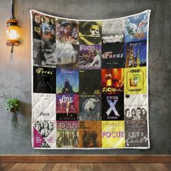 Focus Album Covers Quilt Blanket and Home Decor