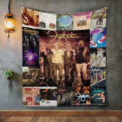 Foghat Album Covers Quilt Blanket and Home Decor