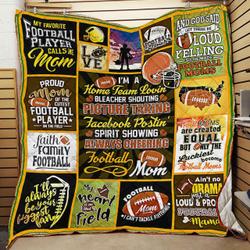Football Mom Quilt Bt05_1008  Quilt and Home Decor