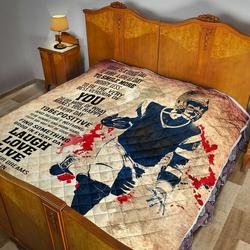 Football Today A Good Day Quilt Blanket Kd Dhc1312750Dd and Home Decor