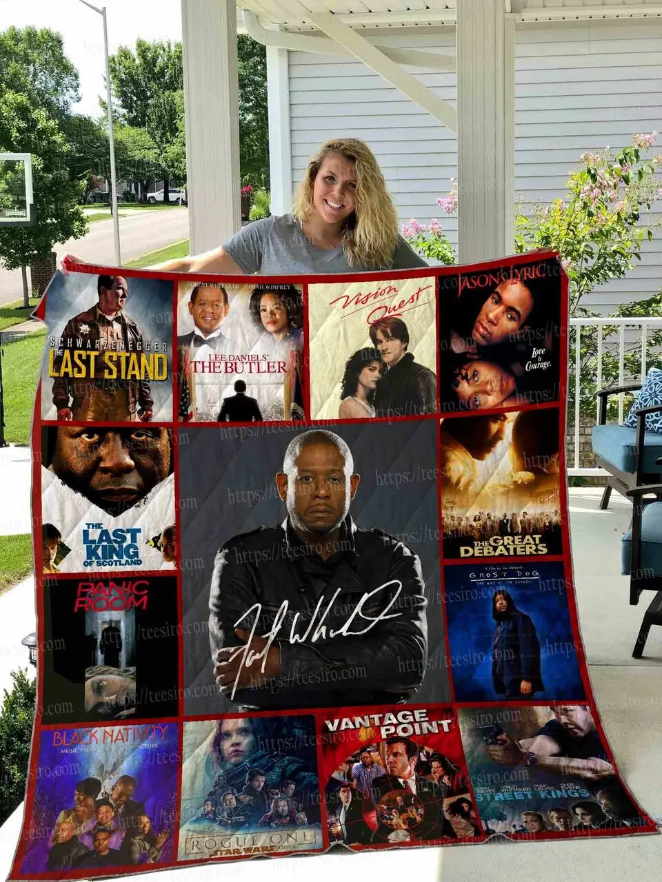Forest Whitaker Quilt Blanket 01 and Home Decor