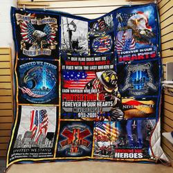 Forever In Our Hearts September 11 Quilt X0708-06  Quilt and Home Decor