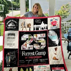 Forrest Gump Quilt Blanket 01623 and Home Decor