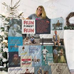Forrest Gump Quilt Blanket 02072 and Home Decor