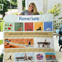 Forrest Gump Quilt Blanket 02327 and Home Decor