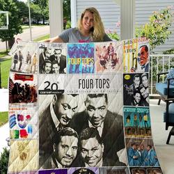Four Tops Blanket Th1809 Quilt and Home Decor