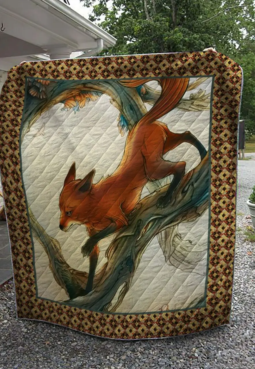 Fox 2 Quilt and Home Decor