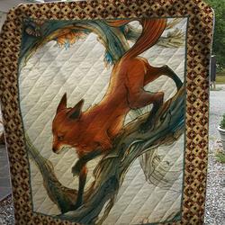 Fox 2 Quilt and Home Decor