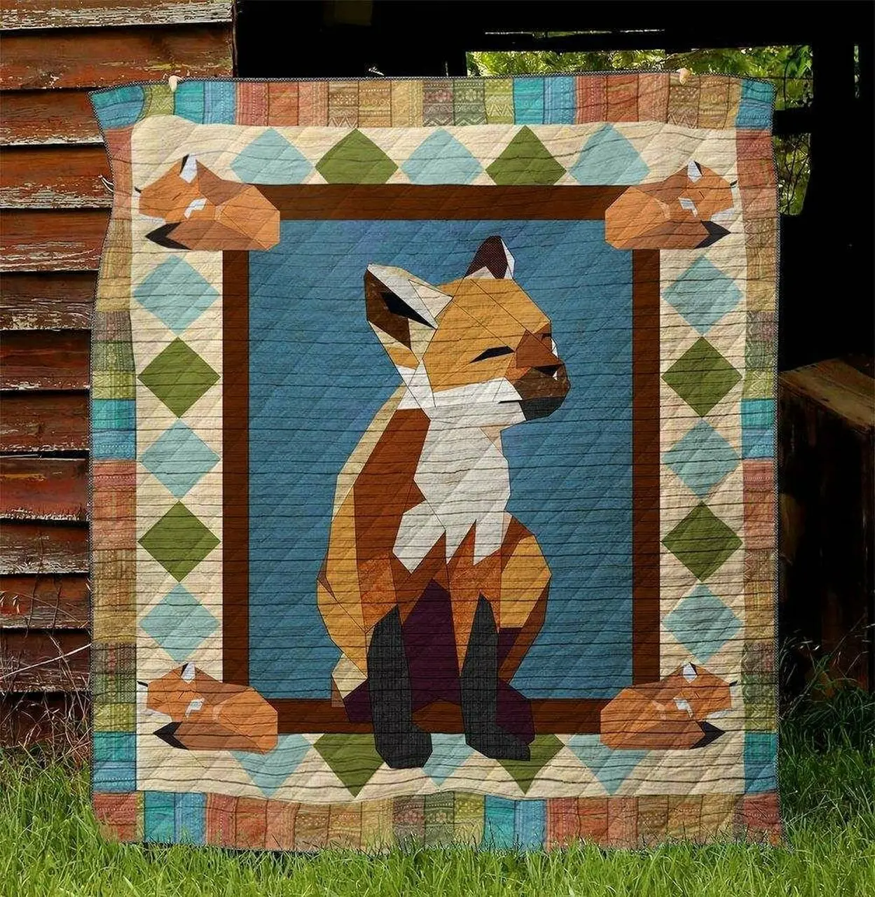 Fox Bt130515 Quilt Blanket and Home Decor