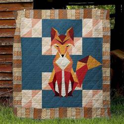 Fox Bt130522 Quilt Blanket and Home Decor