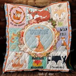 Fox Cl2100194Mdq Quilt Blanket and Home Decor