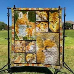 Fox DHCLD0909 Quilt Blanket and Home Decor