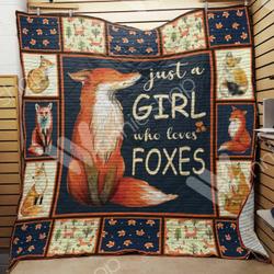 Fox Quilt Blanket Dhc13122802Vt and Home Decor