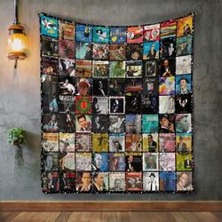 Frank Sinatra Style 2 Quilt Blanket and Home Decor