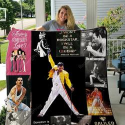 Freddie Mercury Legend Quilt Blanket and Home Decor