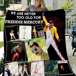 Freddie Mercury New Quilt Blanket and Home Decor