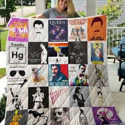 Freddie Mercury Quilt Blanket M040605  Quilt and Home Decor