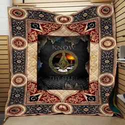 Freemasonry Quilt Blanket Dhc0910740Vt and Home Decor