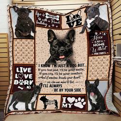 French Bulldog Always By Your Side E Quilt Derqtr and Home Decor