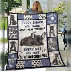 French Bulldog Awesome E Quilt Derqru and Home Decor