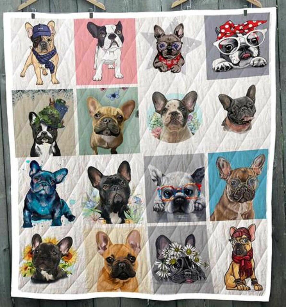 French Bulldog Everything I Do Quilt Blanket Dhc0201201341Td and Home Decor