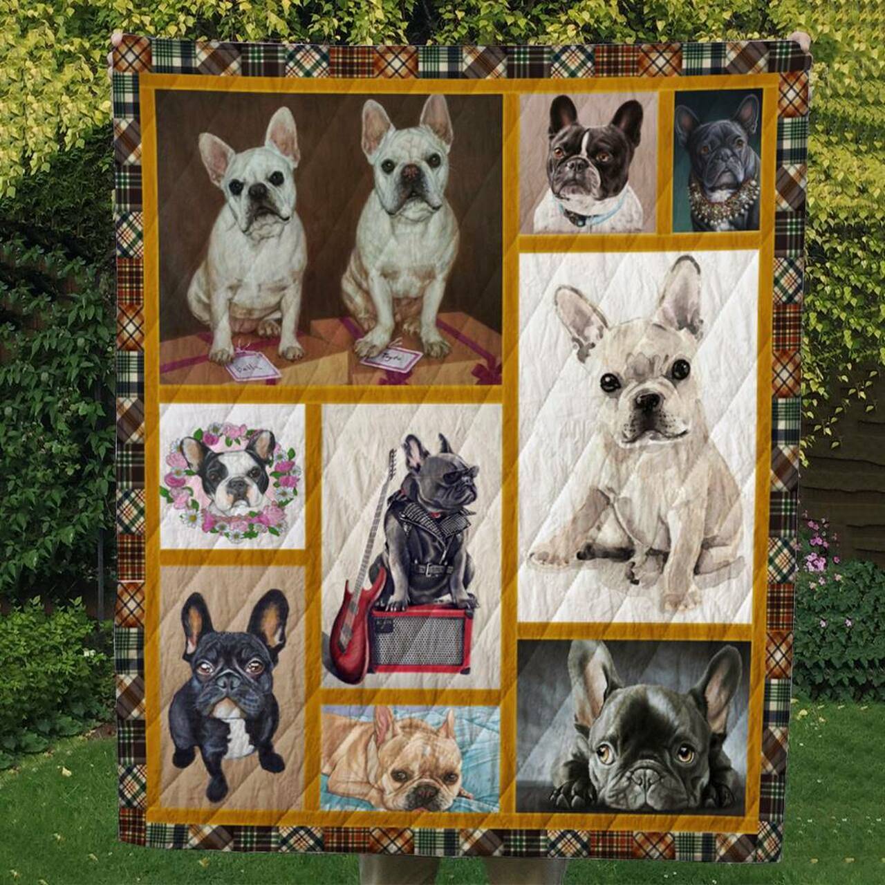 French Bulldog Quilt All Over Printed and Home Decor