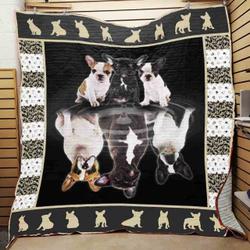French Bulldog Quilt Blanket ABC07113174 and Home Decor