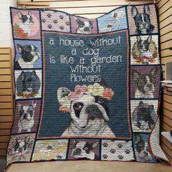 French Bulldog Quilt -Bt02_0308  Quilt and Home Decor