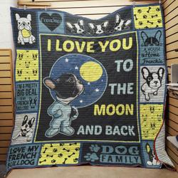 French Bulldog Quilt Bt12_1008  Quilt and Home Decor