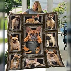 French Bulldog Sherpa O Quilt Bv and Home Decor