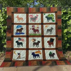 French Bulldog Tl270515 Quilt Blanket and Home Decor