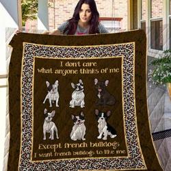 French Bulldogs 09 Blanket Th10072019 Quilt and Home Decor