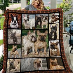 Frenchie Play With These Cute Frenchies Quilt Blanket Dhc0201201230Td and Home Decor