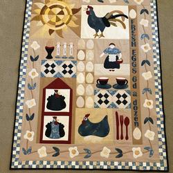 Fresh Eggs Clm170632 Quilt Blanket and Home Decor