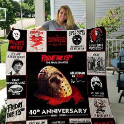 Friday The 13Th Quilt Blanket For Fans Ver 17 1 and Home Decor